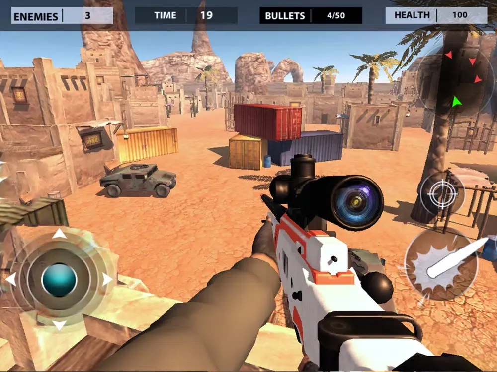 Tangkapan layar Sniper Gun Arena Shooting Game iPad 