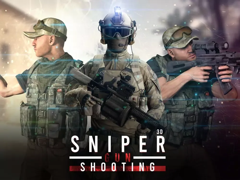 Tangkapan layar Sniper Gun Arena Shooting Game iPad 