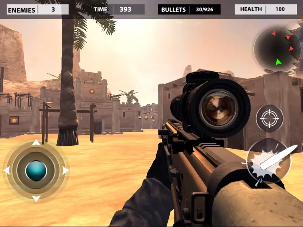 Tangkapan layar Sniper Gun Arena Shooting Game iPad 