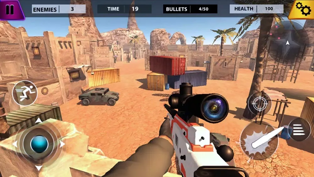 Tangkapan layar Sniper Gun Arena Shooting Game