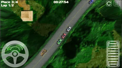 Tangkapan skrin nano car racing