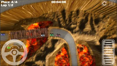 Tangkapan skrin nano car racing