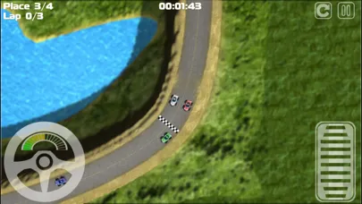 Tangkapan skrin nano car racing