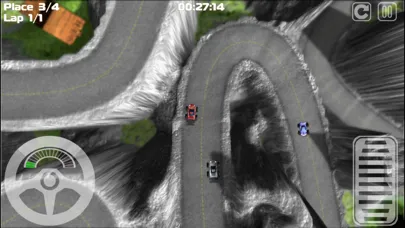 Tangkapan skrin nano car racing