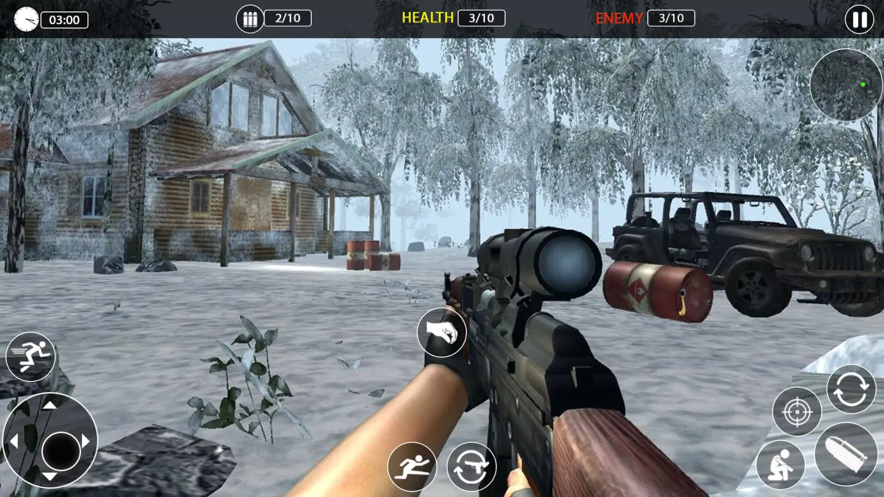 Captures d'écran de Target Sniper 3D Games