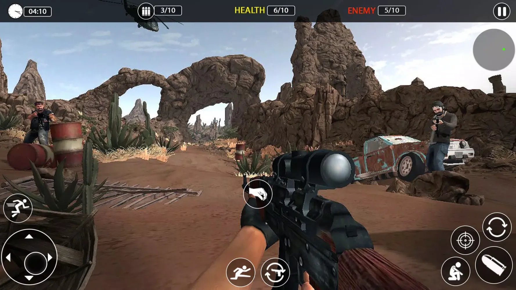 Captures d'écran de Target Sniper 3D Games