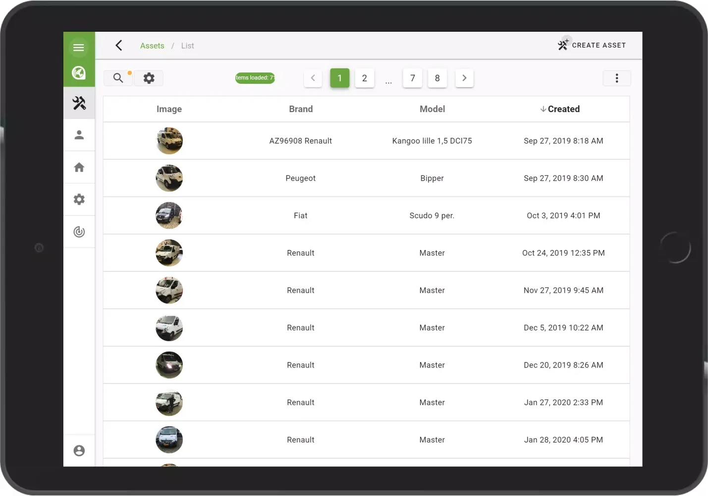 Tangkapan layar NanoApp