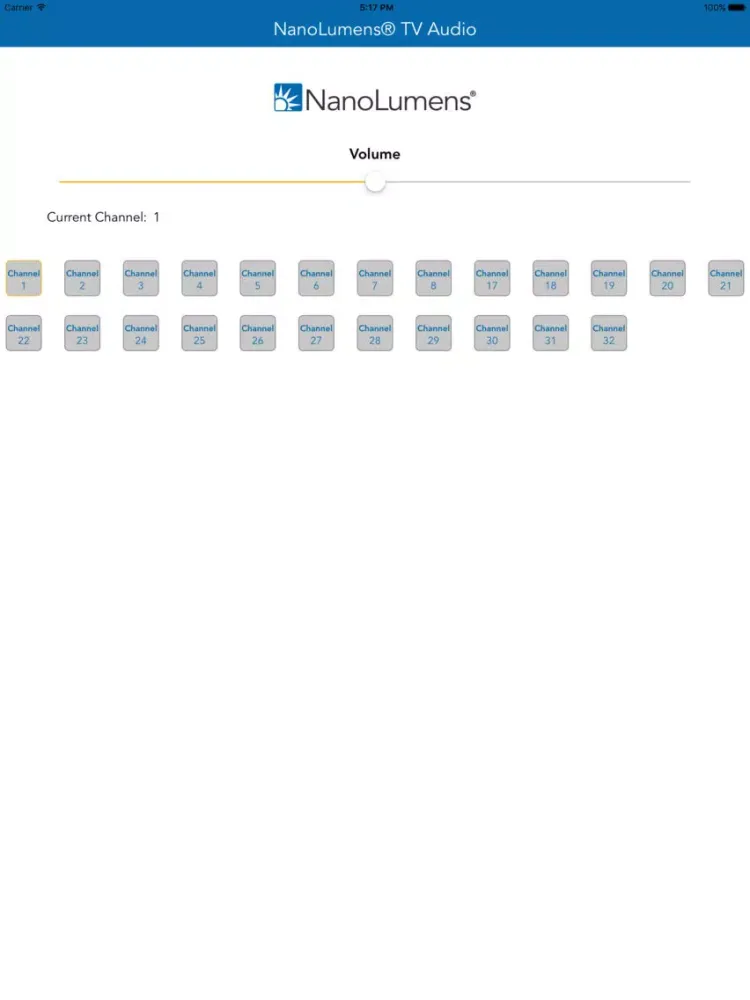 NanoLumens iPad  Screenshots