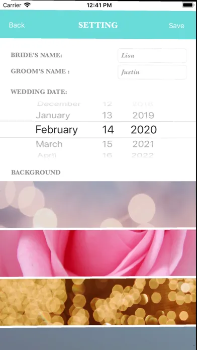 تصاویر My Wedding - Share & Countdown
