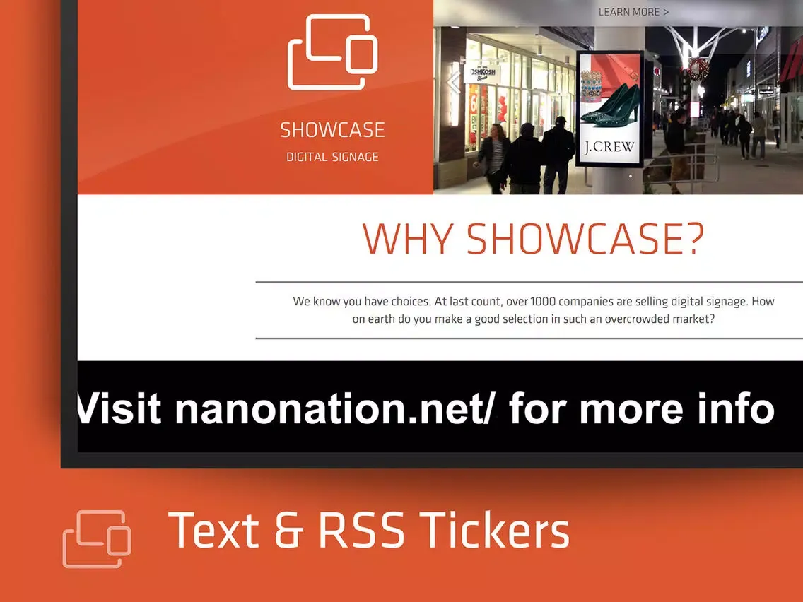Showcase Digital Signage iPad  Screenshots