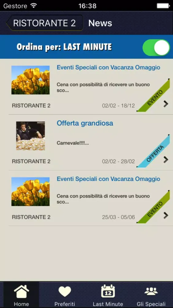 aperitivi & cene Como e Lecco应用截图