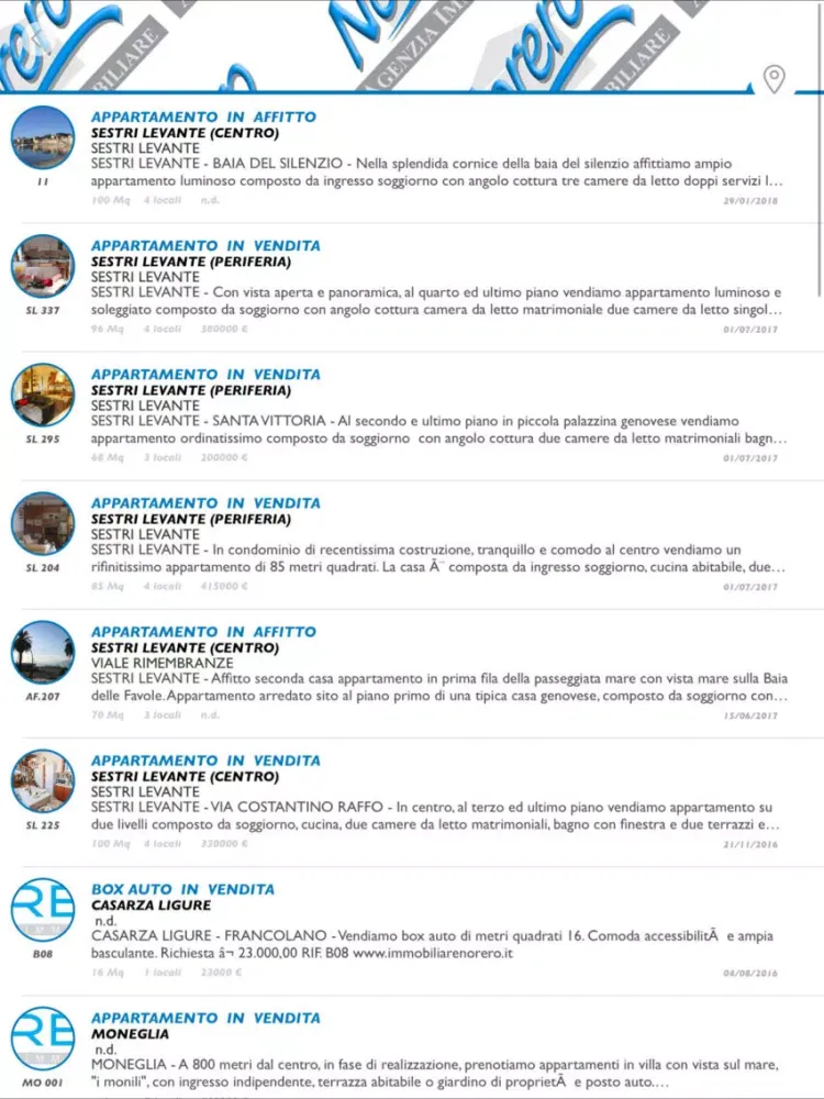Скриншоты Agenzia Immobiliare Norero iPad 