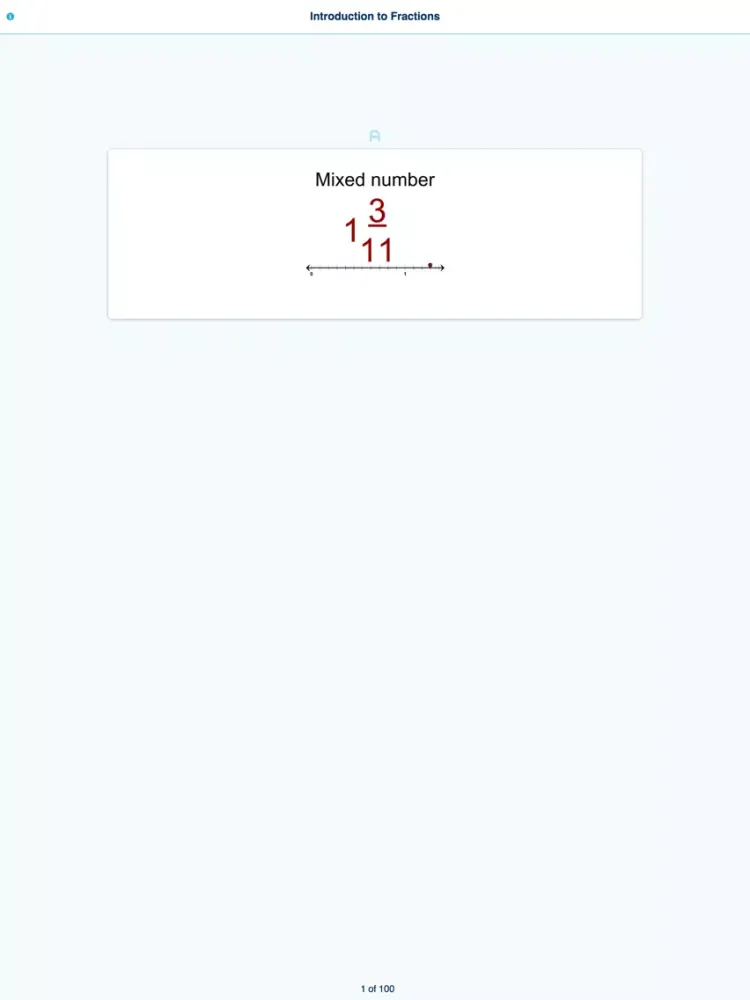 ภาพหน้าจอของ Learn It Flashcards - Introduction to Fractions iPad 