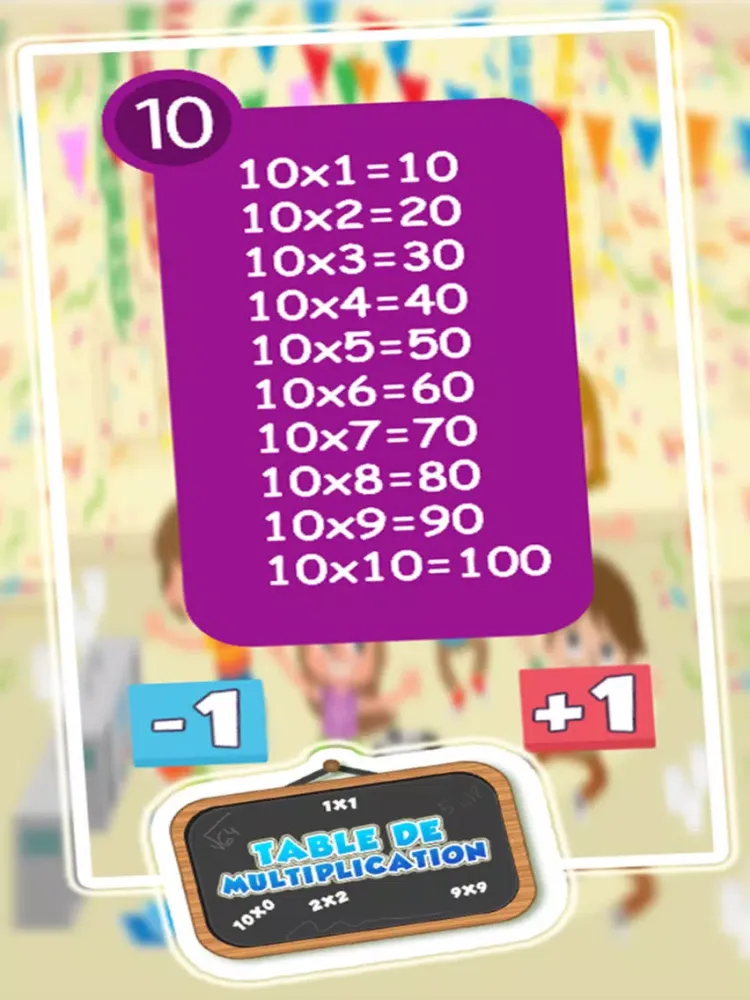 Ảnh chụp màn hình của Multiplication Table: New iPad 