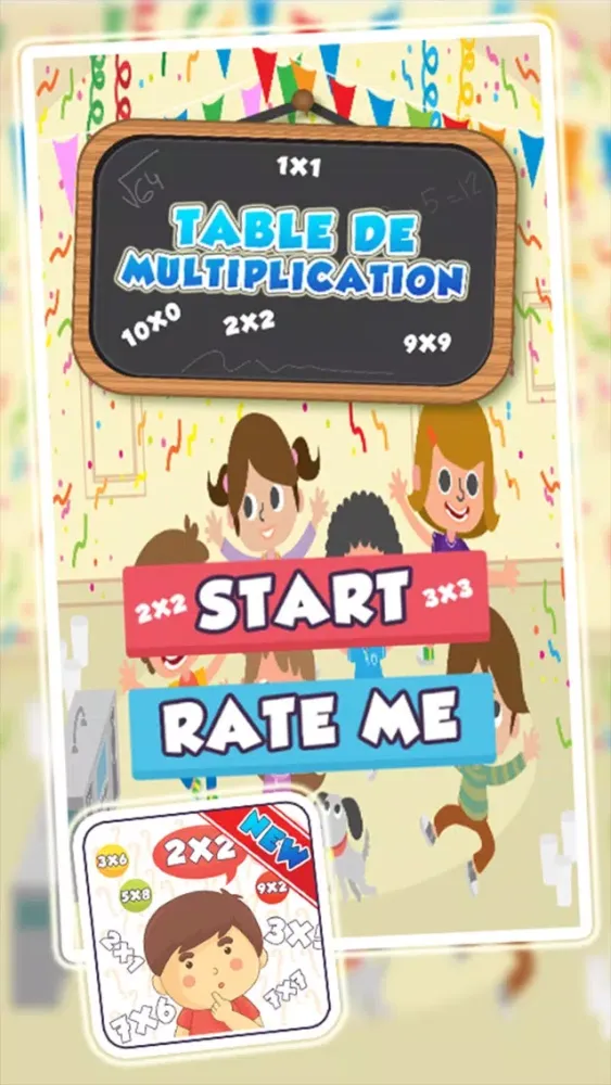 Ảnh chụp màn hình của Multiplication Table: New