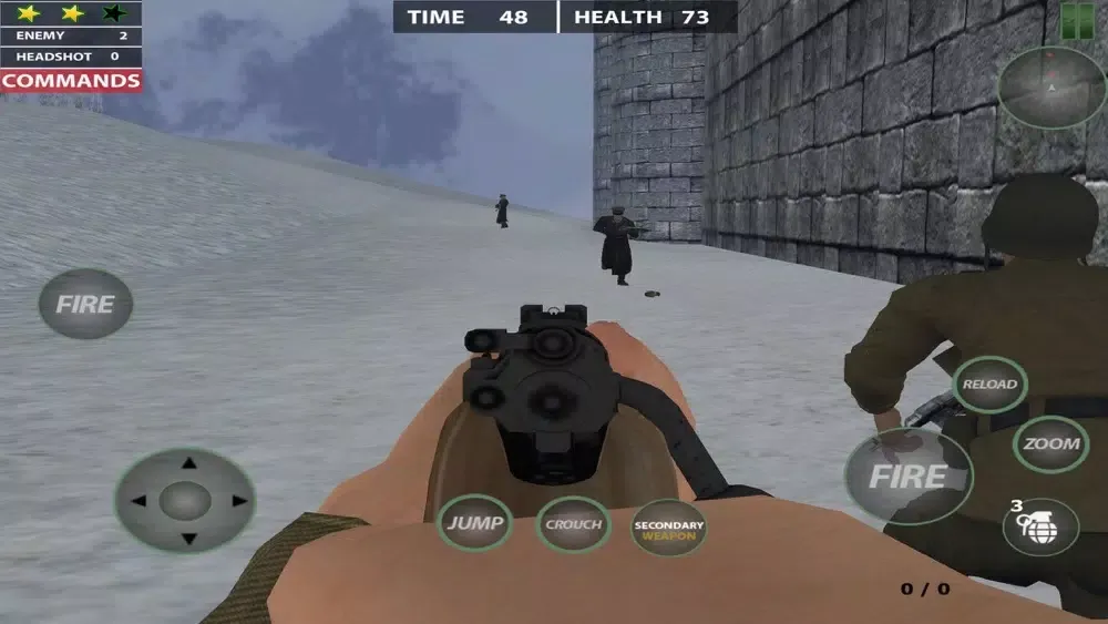 Ảnh chụp màn hình của World War:Campaign Winter