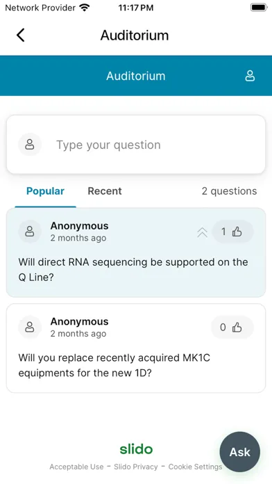 Screenshot di Oxford Nanopore Technologies