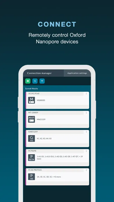 Capturas de pantalla de MinKNOW