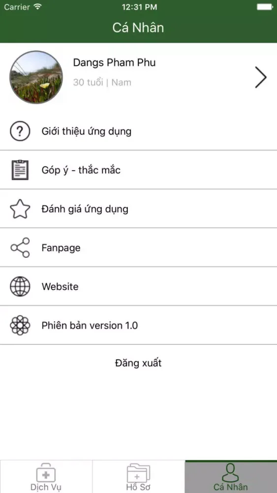 ภาพหน้าจอของ BMS VietNam