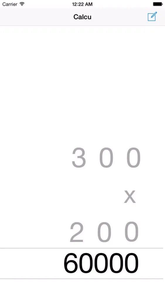 Calcu - Children's Calculator Easy Swipe スクリーンショット