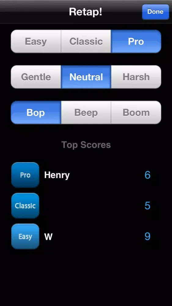ภาพหน้าจอของ Retap! ~ A classic game to test your memory skills and improve them. (Free)