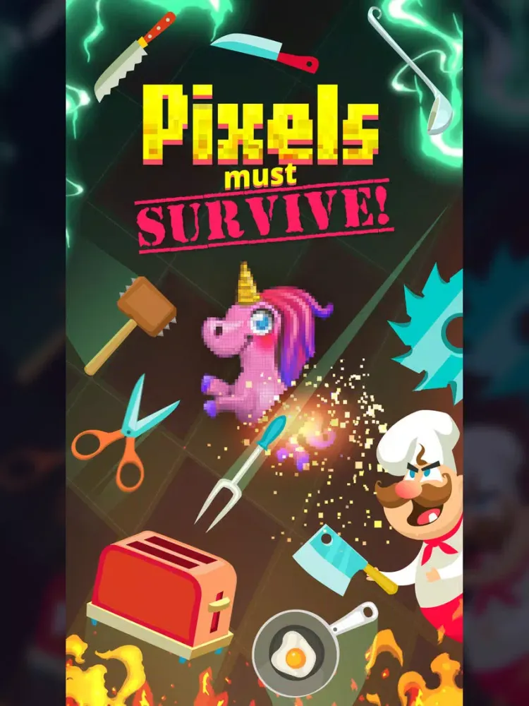 Pixels Must Survive! iPad  स्क्रीनशॉट