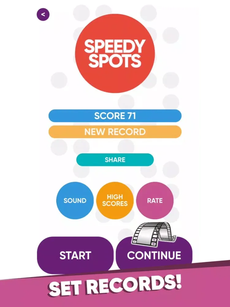 Capturas de pantalla de Speedy Spots iPad 