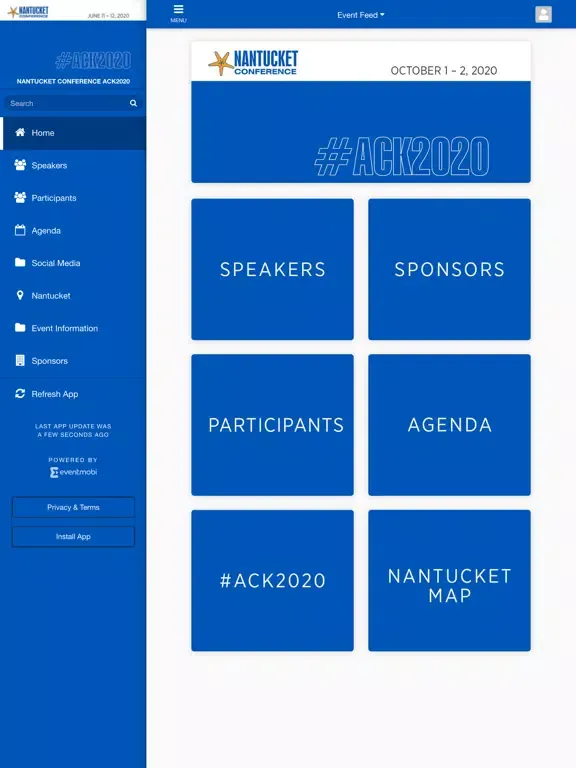 Screenshot di Nantucket Conference 2020 iPad 