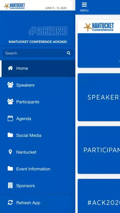 Screenshot di Nantucket Conference 2020