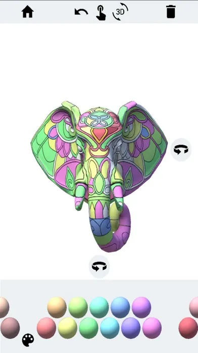Captures d'écran de 3D Adult Coloring Book Pro