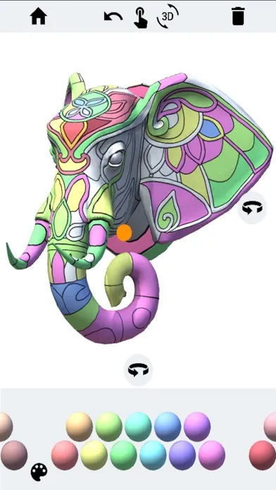 Captures d'écran de 3D Adult Coloring Book Pro