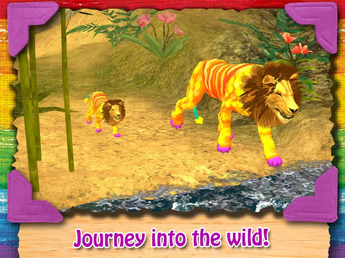 Paint My Zoo - Magic 3D Animal and Dinosaur Coloring iPad  스크린샷