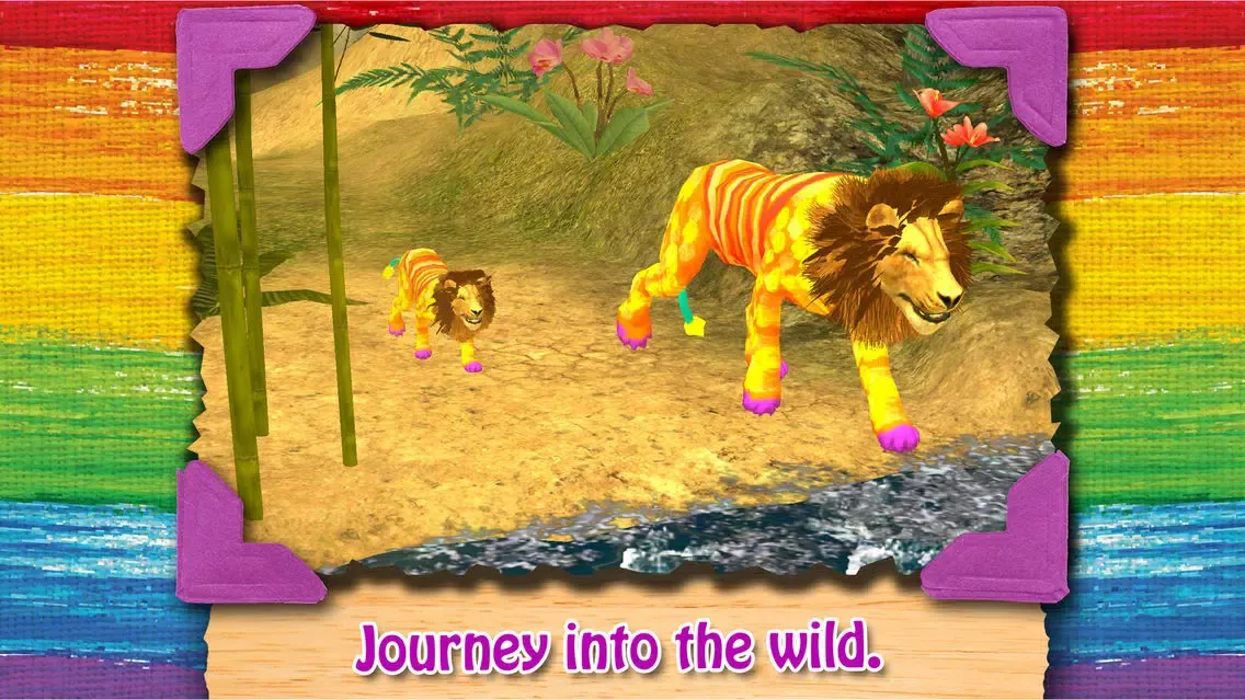 Paint My Zoo - Magic 3D Animal and Dinosaur Coloring 스크린샷