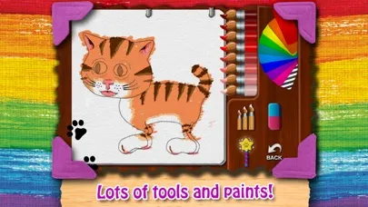 Capturas de tela do Paint and Play.
