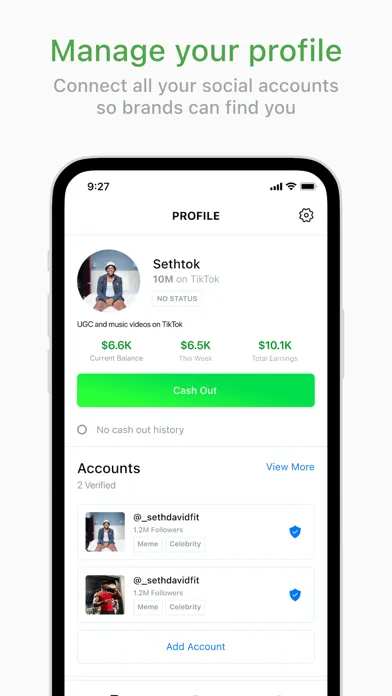 The Plug for Influencers スクリーンショット