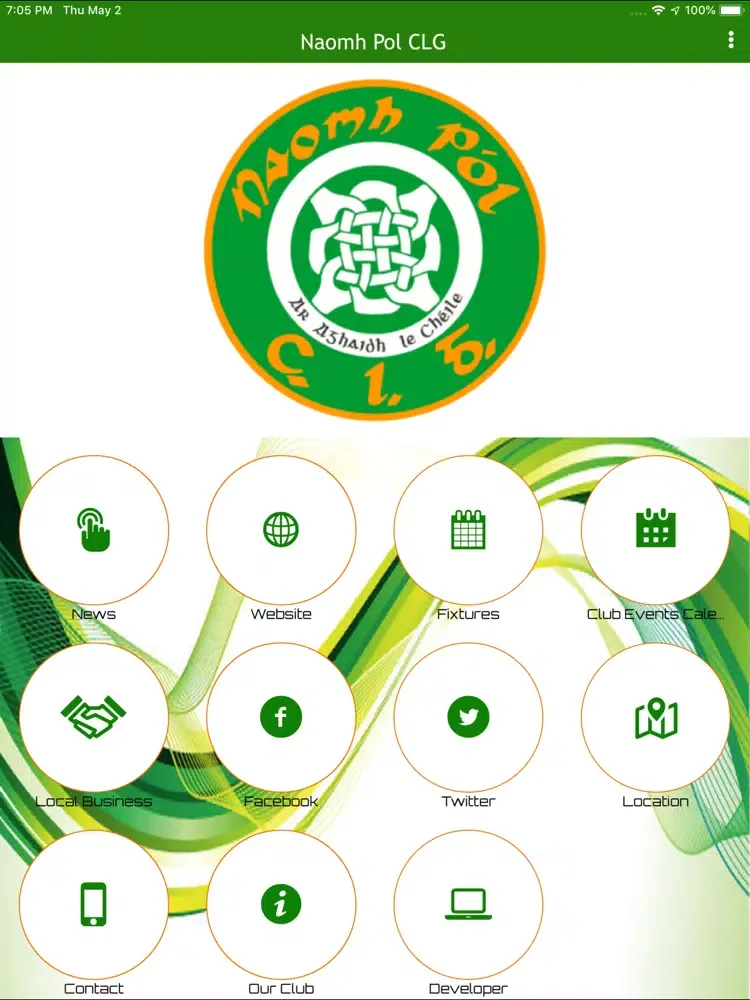 ภาพหน้าจอของ Naomh Pol CLG iPad 