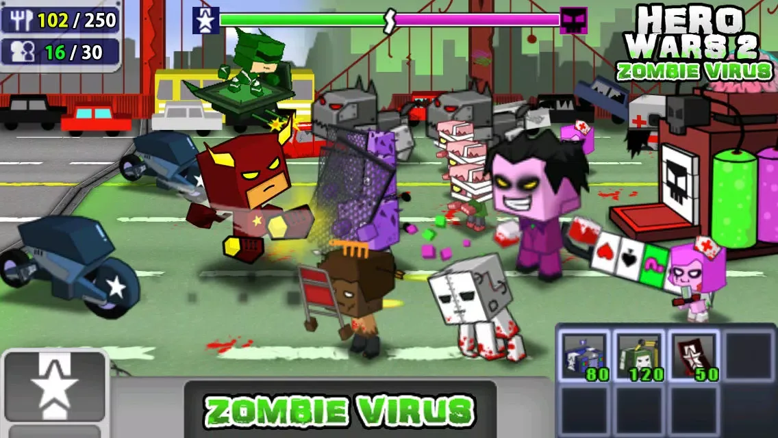 Hero Wars 2: Zombie Virus Z स्क्रीनशॉट