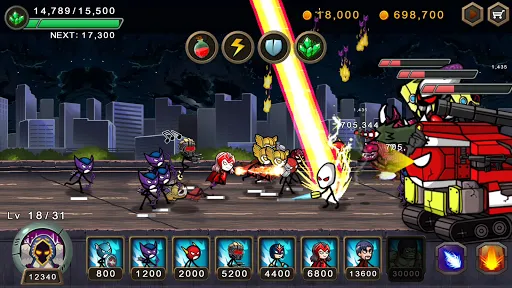 Capturas de tela do HERO WARS SuperStickmanDefense