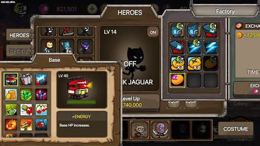 Capturas de tela do HERO WARS SuperStickmanDefense