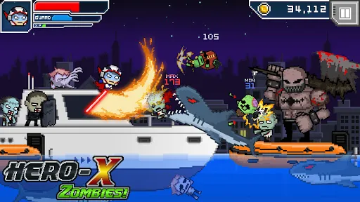 Tangkapan layar HERO-X: ZOMBIES!