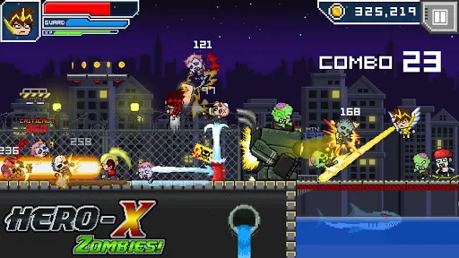 Tangkapan layar HERO-X: ZOMBIES!