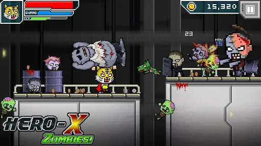 Tangkapan layar HERO-X: ZOMBIES!