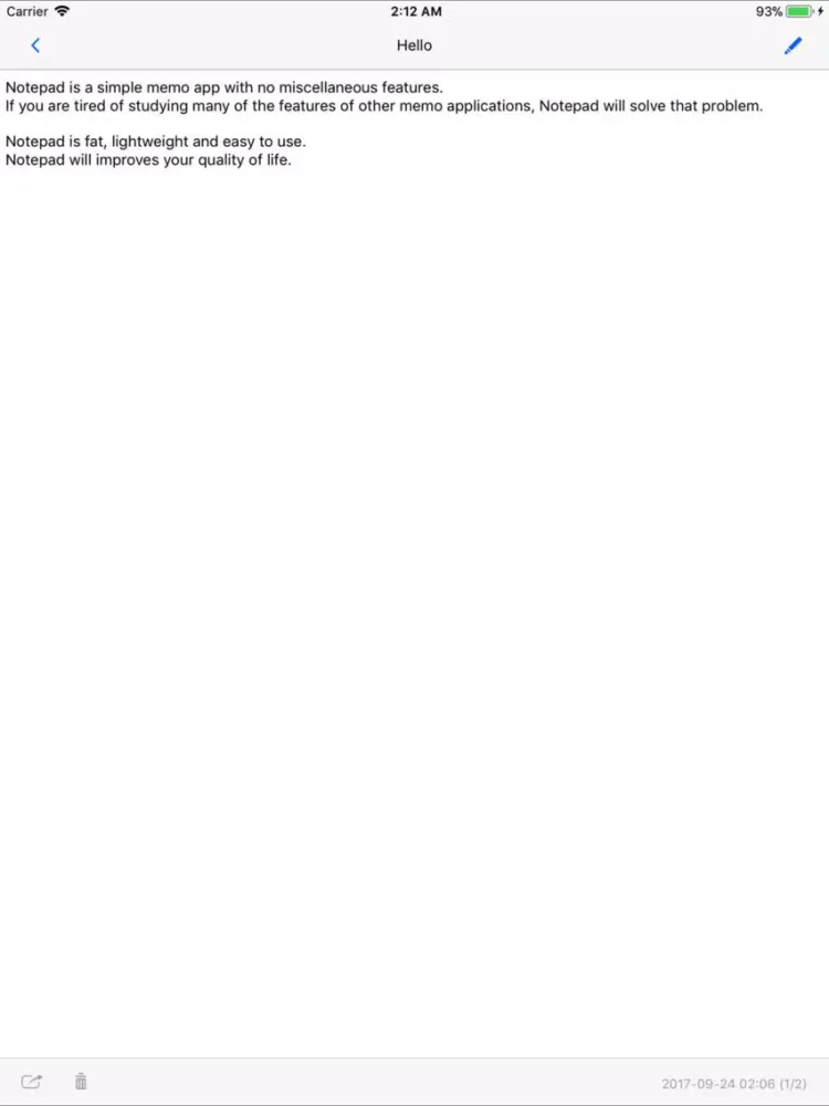 Notepad - NO AD iPad 스크린샷