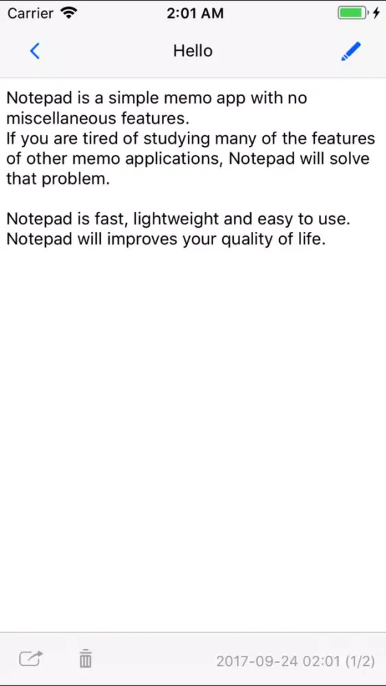Notepad - NO AD 스크린샷