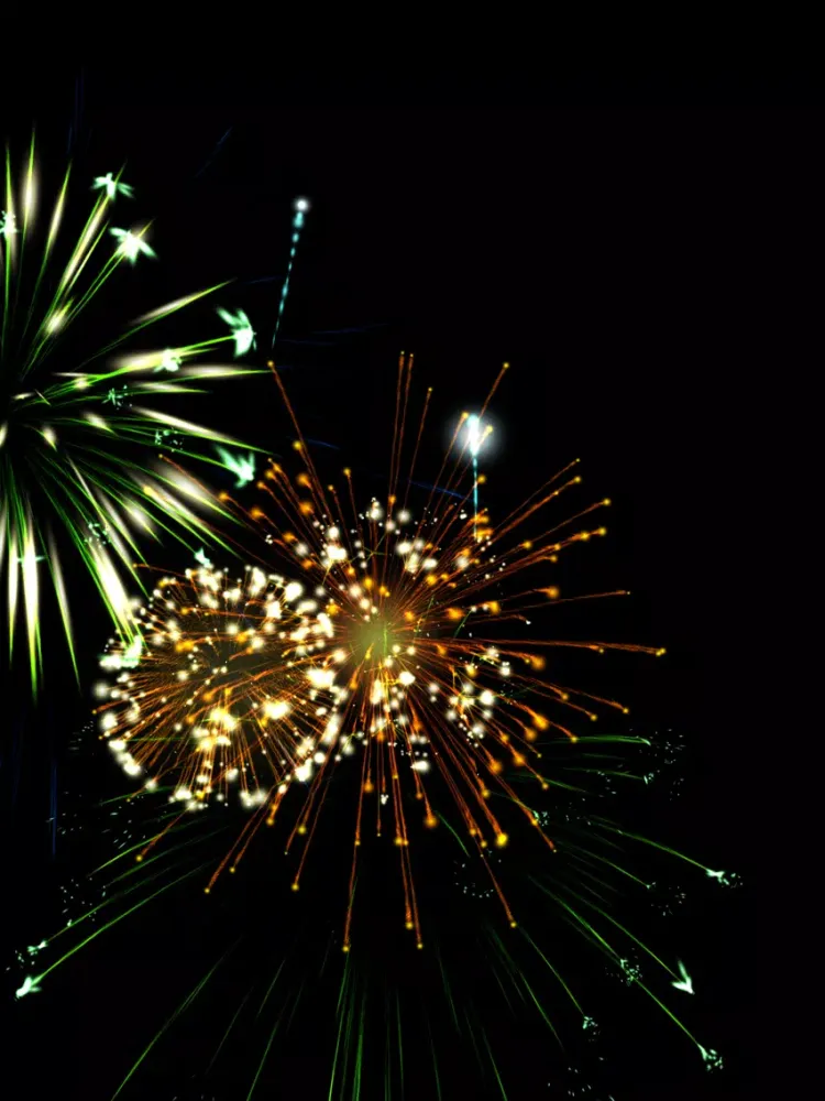 Tangkapan skrin a display of fireworks free iPad 