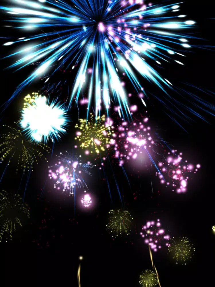 Tangkapan skrin a display of fireworks free iPad 