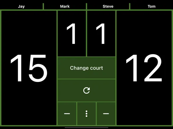 Simple Badminton Scoreboard iPad  Ekran Görüntüleri