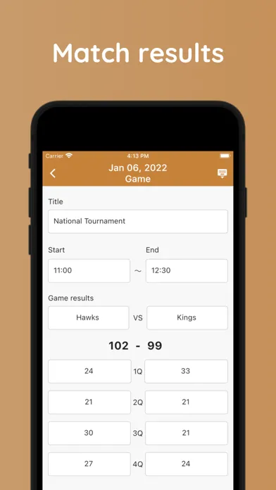 Basketball Schedule Planner Screenshots