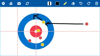 Capturas de pantalla de Curling Tactic Board