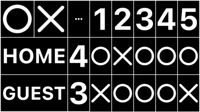 Capturas de tela do Field Hockey Scoreboard
